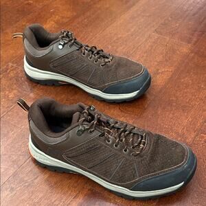 New Balance Men's Chocolate Brown Suede Sneakers, Size 9.5